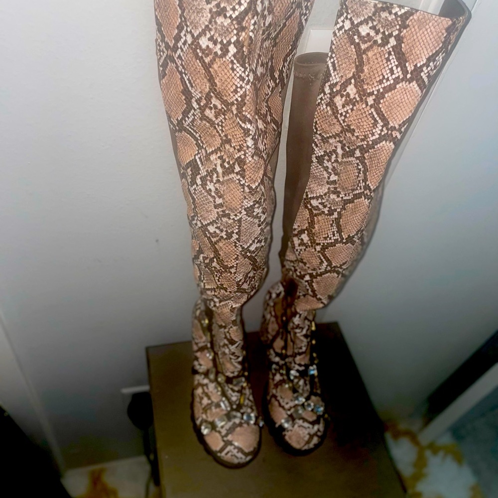 Above the knee boots